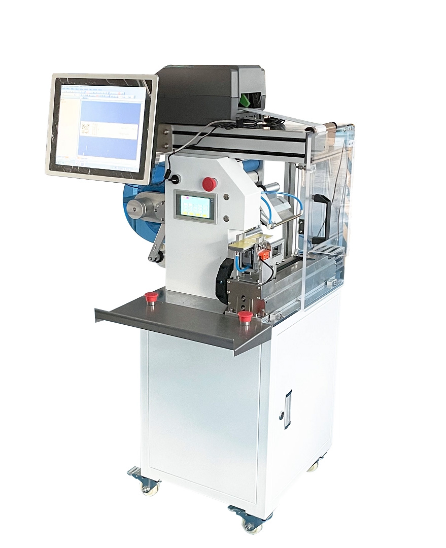 Semi-automatisk Tråd Folding and Labeling Maskine JW-T107