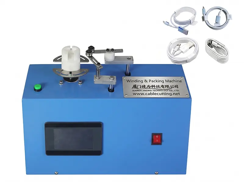 USB Data Cable Winding Packing Machine WPM-2024B – Effektiv kabelhåndtering