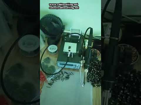 Semi-automatisk Fodbetjent Loddemaskine 110V/220V - 75W Loddekolbe til Effektiv Lodning
