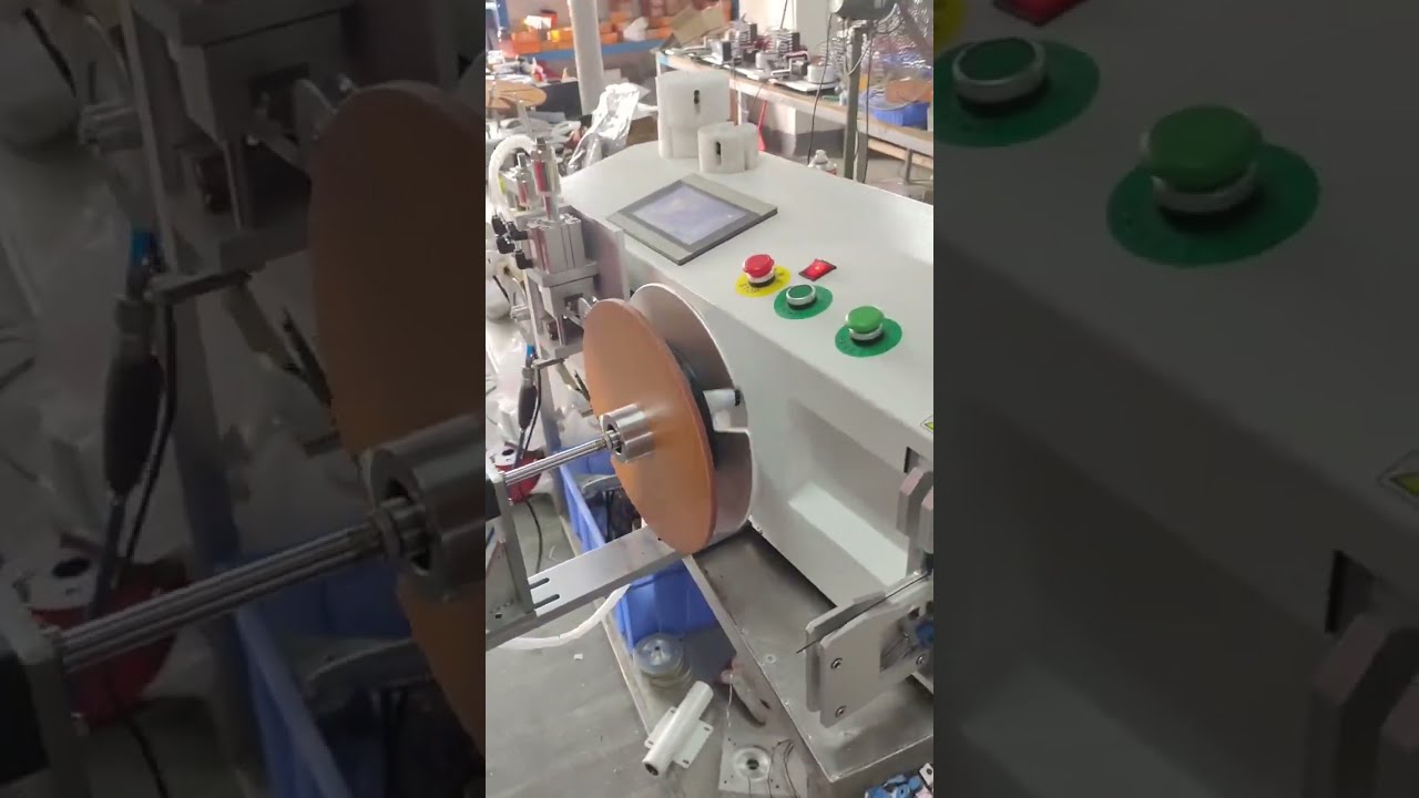 Elektrisk kabel- & gummislangemaskine: måling, traversering, skæring, oprulning & binding #fabrik