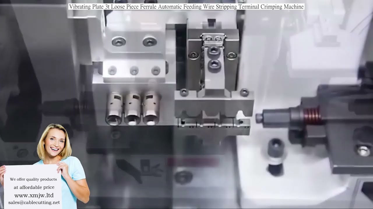 3T Vibrationsplade: Automatisk Fremføring, Afisolering & Krympning af Løse Stykker Ferrule