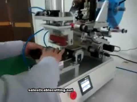 Automatisk rund- og flaske-etiketteringsmaskine