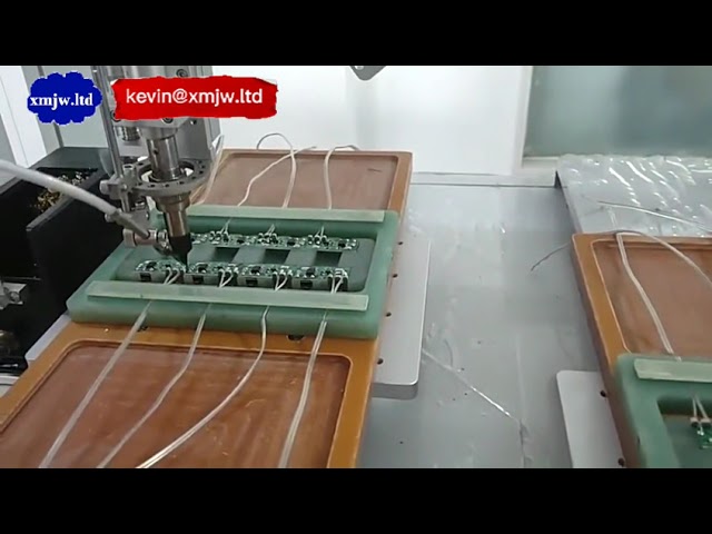 Desktop automatisk 4-akset dyploddningsrobot til PCB-lodning