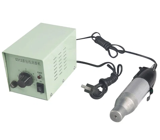 Håndholdt Copper Trådafisolering maskine WPM-0312 - Semi-automatisk stålbørstemaskine